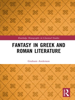 cover image of Fantasy in Greek and Roman Literature